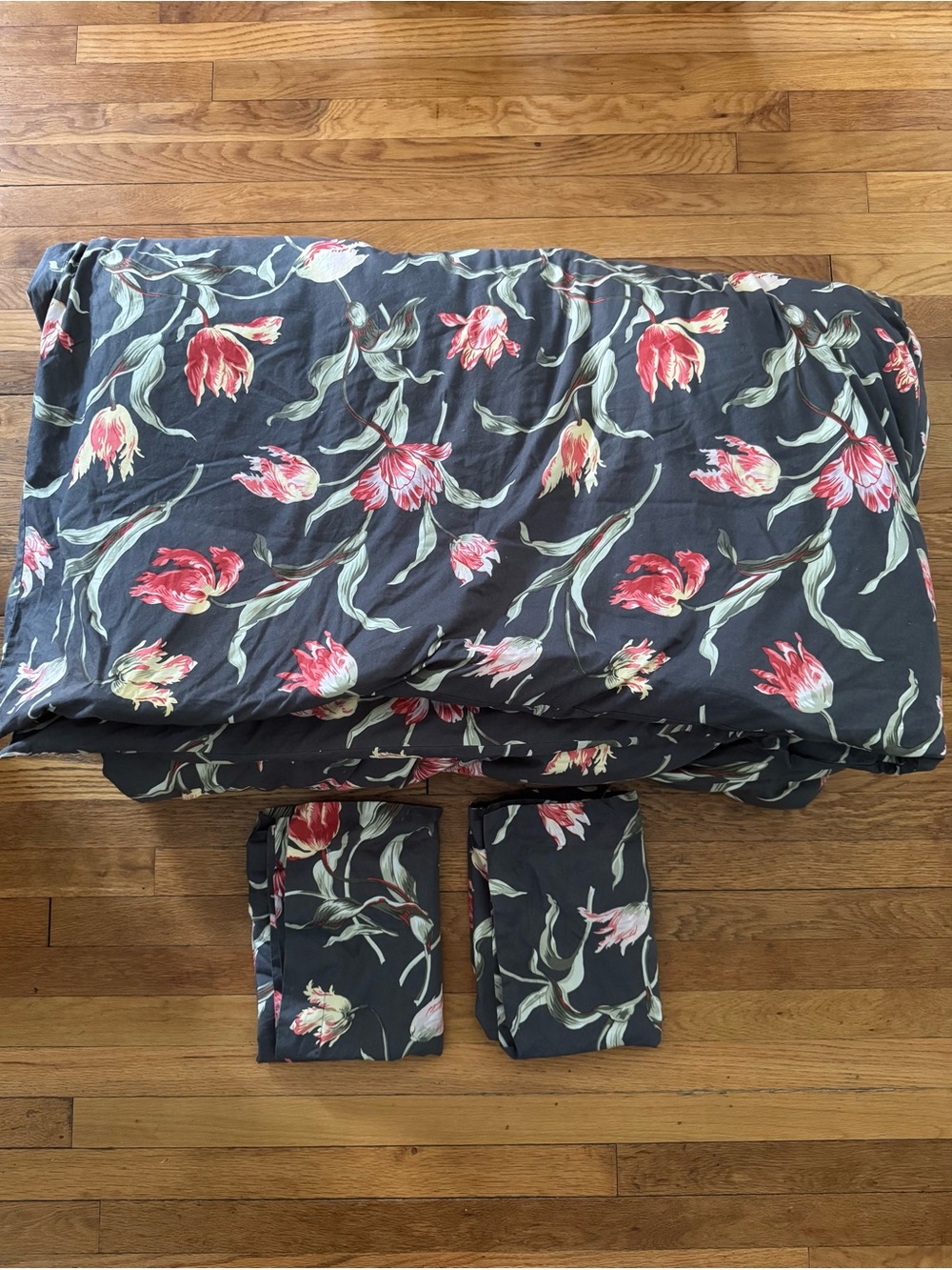 IKEA moody cottagecore queen duvet set
